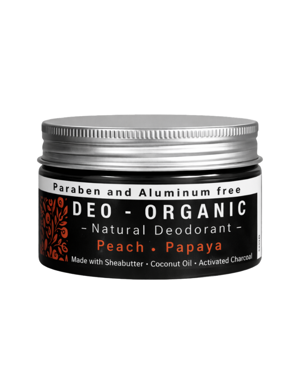 Organic Deodorant — Charcoal + Peach & Papaya