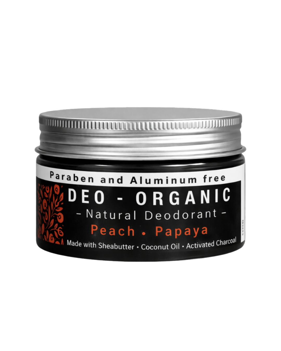 Organic Deodorant — Charcoal + Peach & Papaya