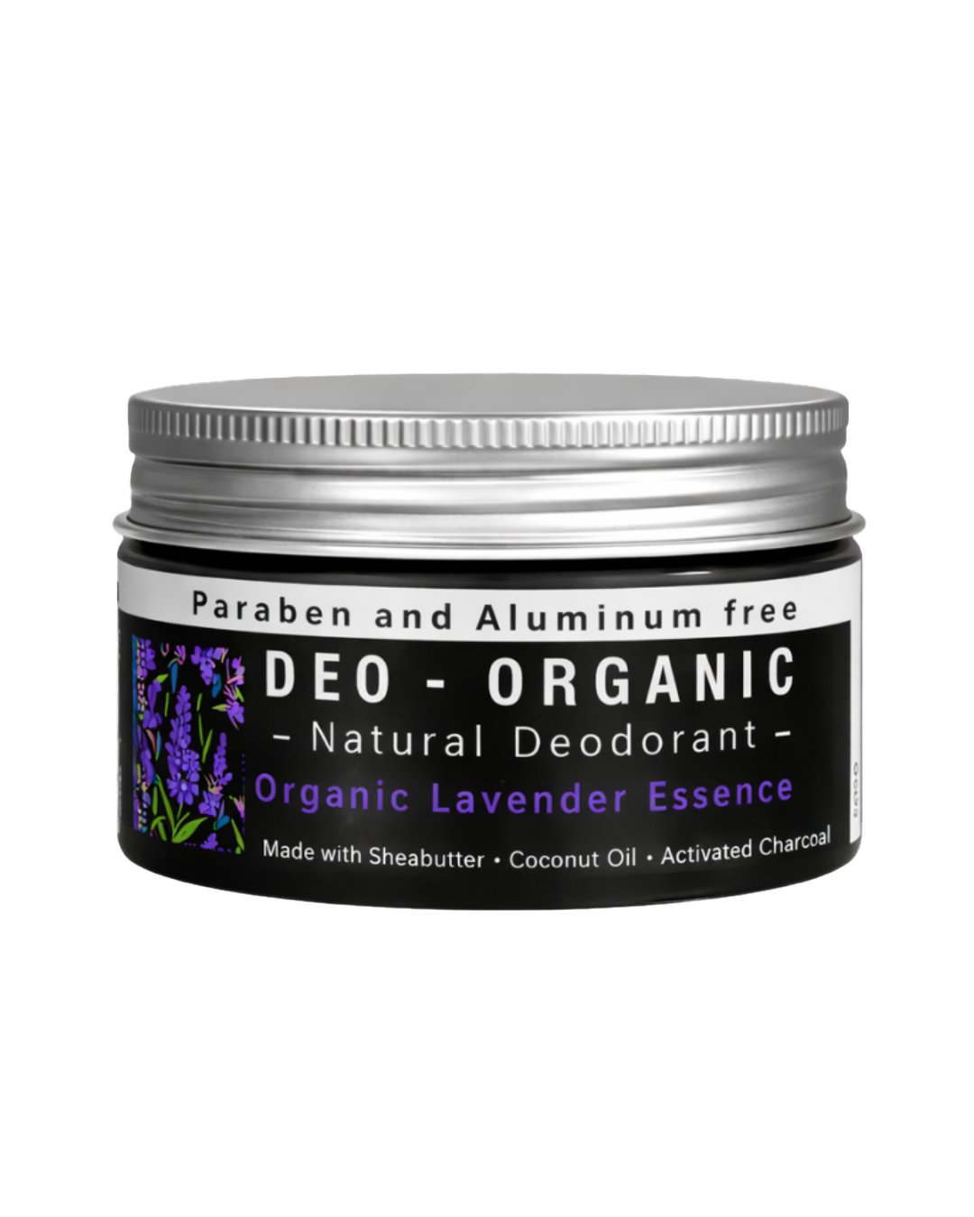 Organic Deodorant — Charcoal + Lavender