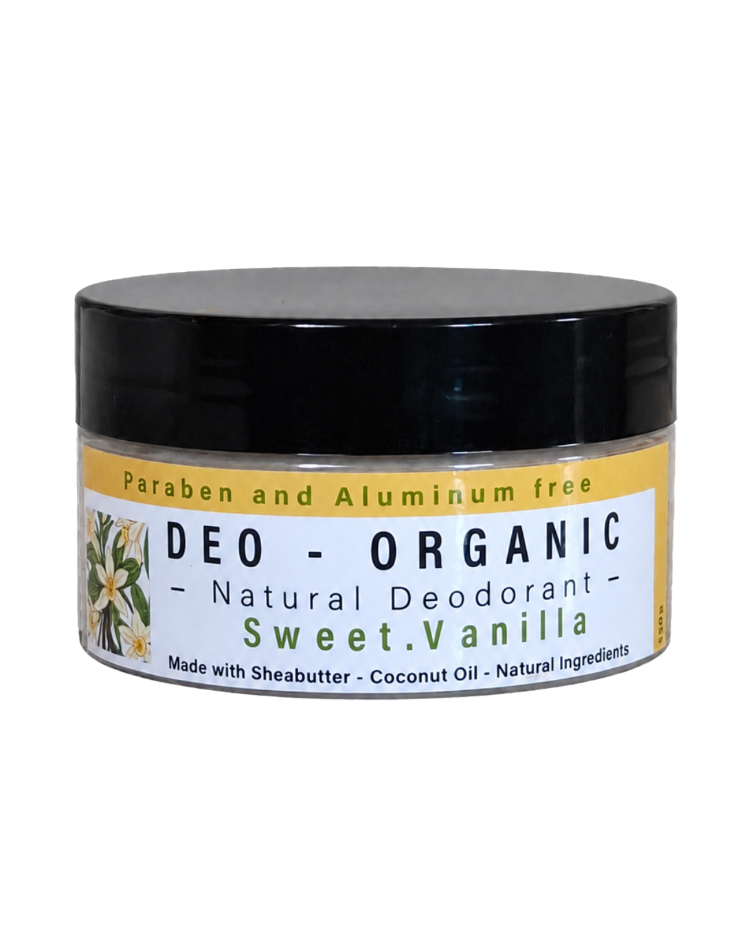 Original sweet vanilla deodorant in a 140g jar