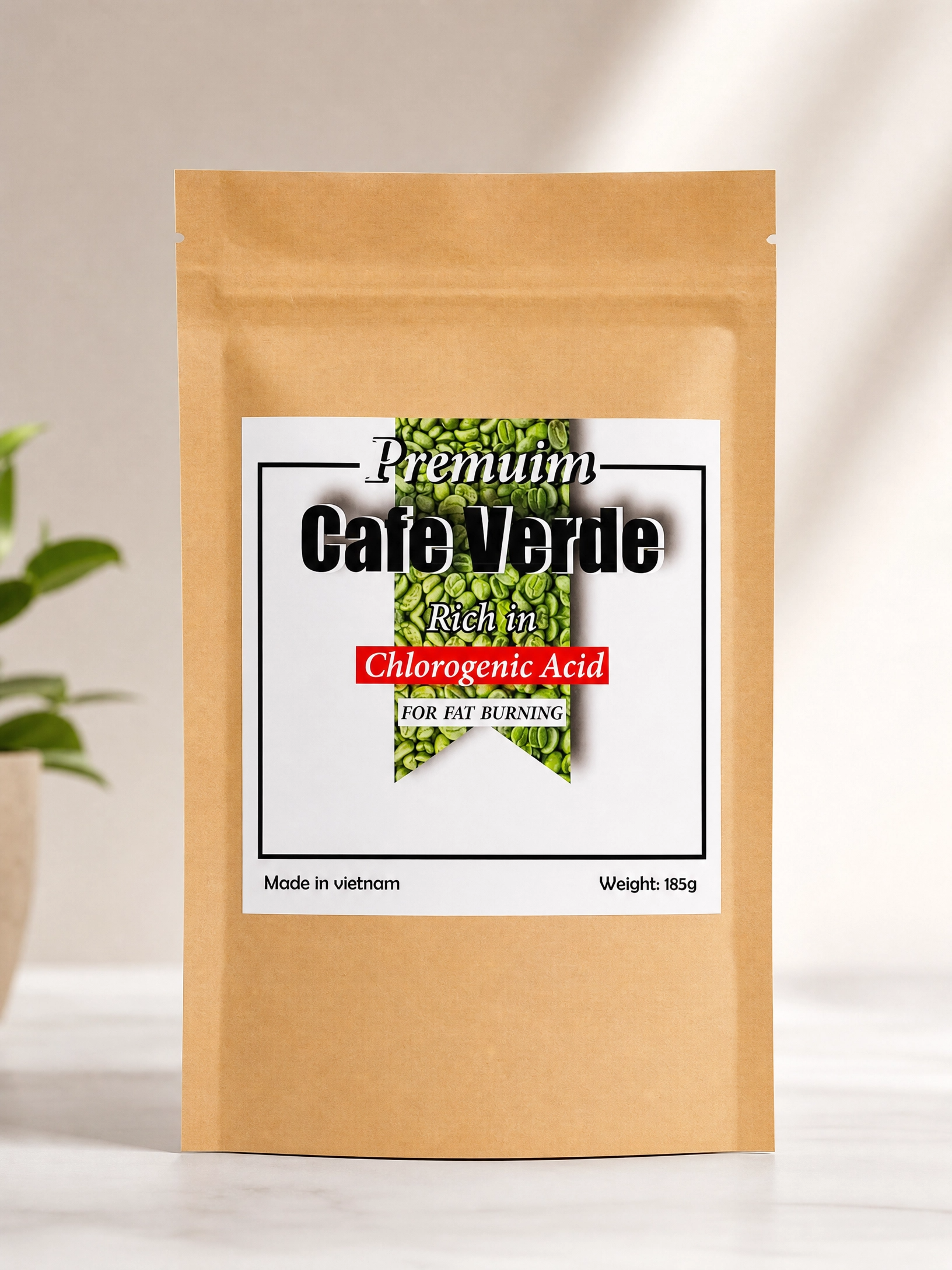 Organic Café Verde — Green Coffee Powder