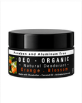 Charcoal orange blossom deodorant in a 140g jar